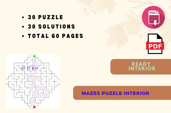 A Comprehensive Interior for Star Maze Puzzle Books