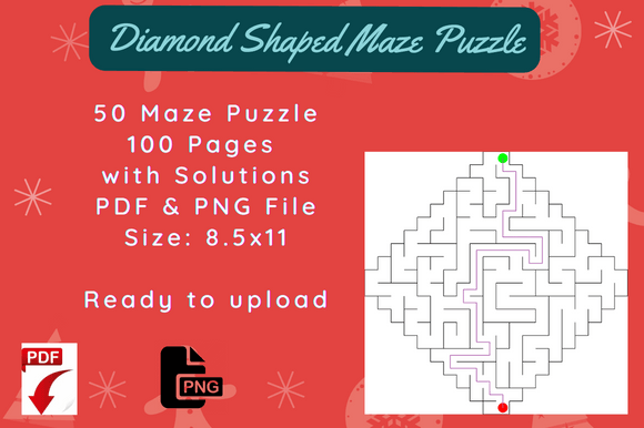 A Ready-to-Use Maze Puzzle Book Interior for Your KDP Business