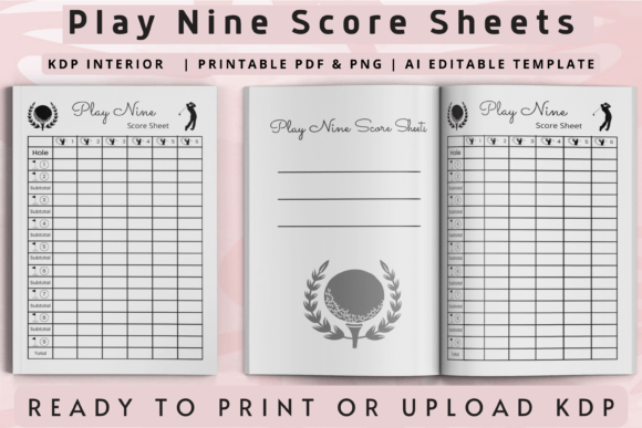 Choosing the Right Low-Content Publishing Solution: A Look at Play Nine Score Sheets KDP Interior