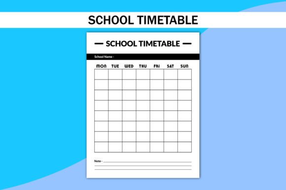 Elevating Educational Organization: The School Timetable KDP Interior Planner