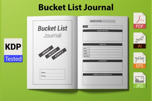 Evaluating the Bucket List Journal Interior for KDP Publishing