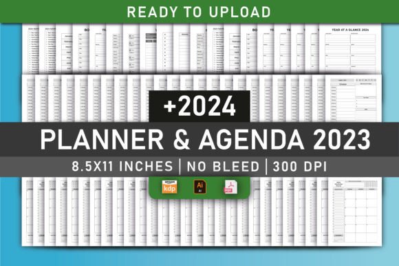 Evaluating the Editable Planner Agenda 2023 2024 KDP Product for Amazon Publishing