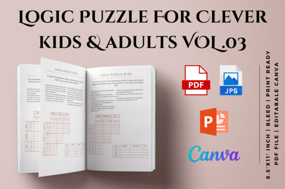 Logic Puzzles V3: Engaging Fun for All Ages