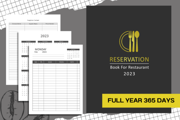 Master Restaurant Reservations in 2023 with a Dedicated Log Book