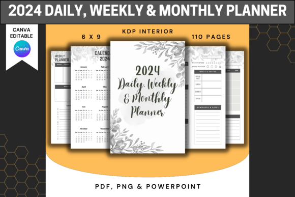 The 2024 Daily Weekly Monthly Planner: An Evaluation for KDP Publishing