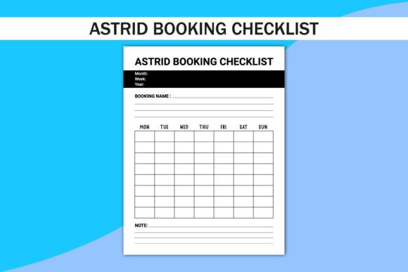 The Ultimate Checklist for Your Perfect Digital Design: Unveiling the ASTRID BOOKING Template