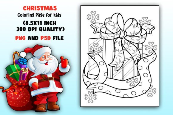 Unlock Creativity with Christmas Coloring Book Page 7